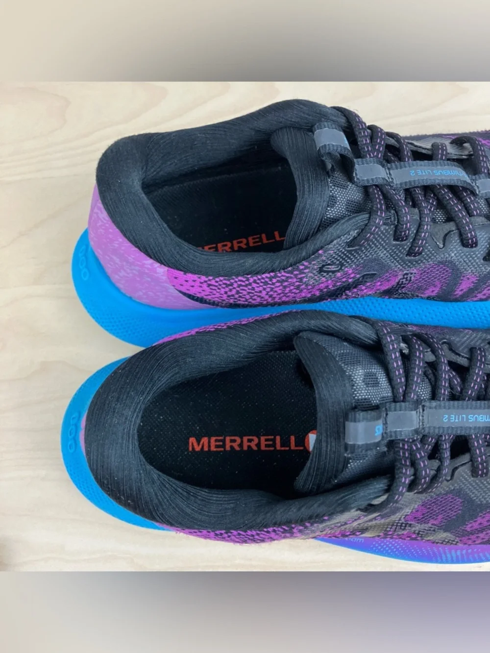 ASICS Women's Purple & Blue Running Shoes - Picture 11 of 12